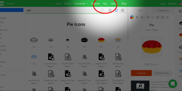 Even though icon8.com's icons are free, they have important license information in the Buy section. Strange...